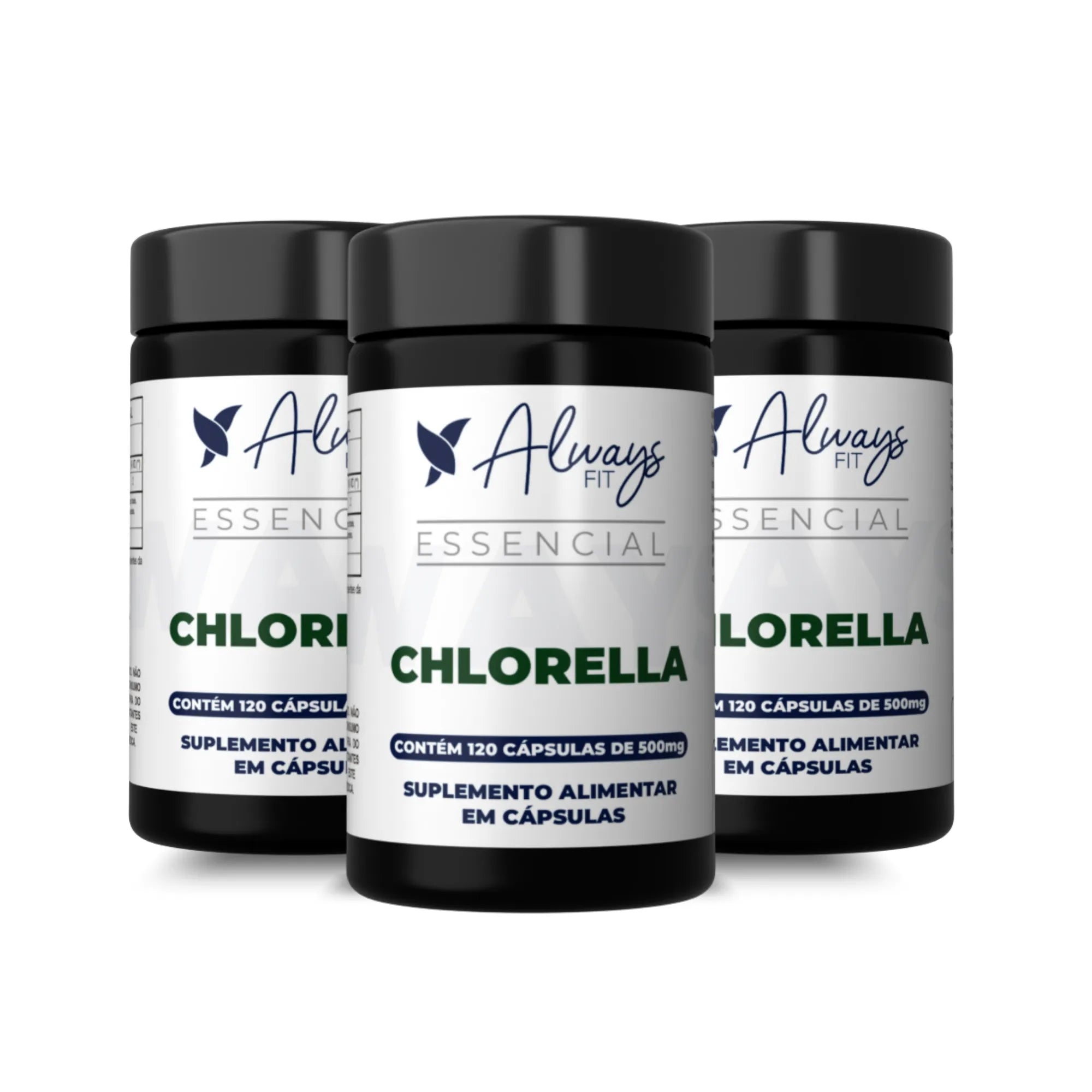 Chlorella 100% Pura - 120 Cápsulas