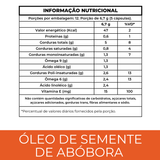 Óleo de Semente de Abóbora 1340mg em cápsulas com Vitamina E - 60 Cápsulas