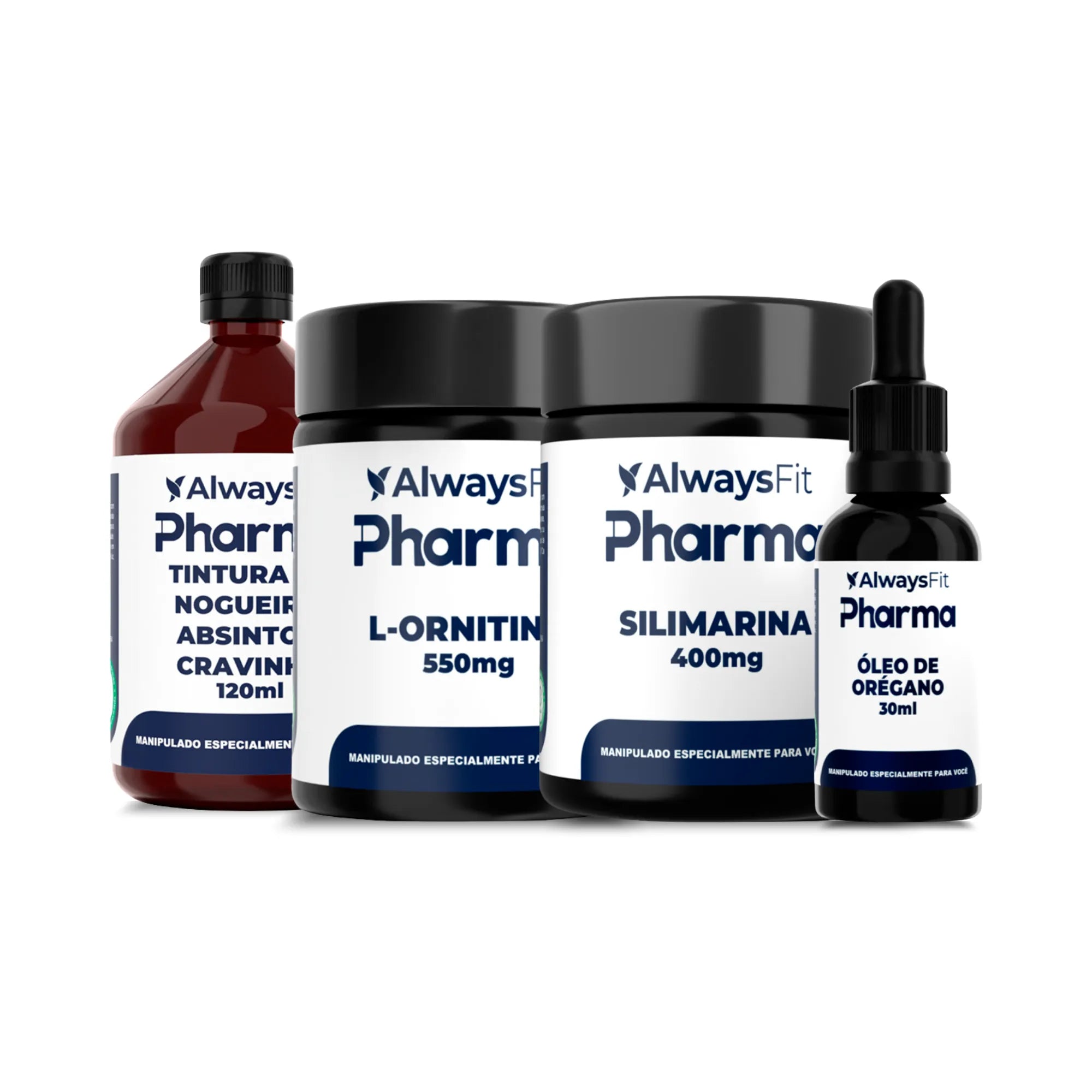 Protocolo Natural (Tintura de Nogueira Negra + Cravo + Artemísia, Silimarina, Ornitina, Óleo de Orégano) – 30 Dias