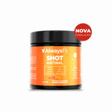 Shot Matinal Always Fit - Blend exclusivo de Curcumina, sabor Laranja, Glutamina, NAC, Vinagre de Maçã, Própolis Verde, Vit. C e +