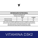 Vitamina D3+K2 (Mk-7) - 2000 UI 65 mcg - 60 Cápsulas
